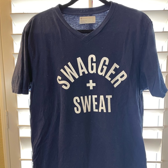 Beachbody, Swagger + Sweat, Cize Live Tshirt, Size Large, Navy, Great Condition - Picture 1 of 3